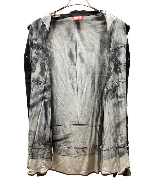 DIESEL（ディーゼル）DIESEL (ディーゼル) S-AFTER シャツジャケット ブラック サイズ:52の古着・服飾アイテム