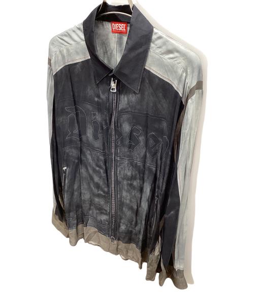 DIESEL（ディーゼル）DIESEL (ディーゼル) S-AFTER シャツジャケット ブラック サイズ:52の古着・服飾アイテム
