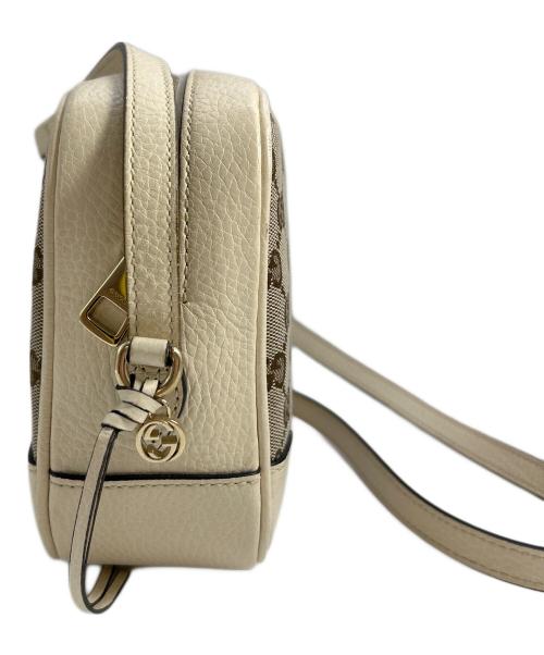 GUCCI（グッチ）GUCCI (グッチ) ブリー　GGキャンバスショルダーバッグ ベージュの古着・服飾アイテム