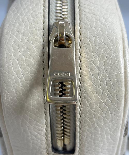 GUCCI（グッチ）GUCCI (グッチ) ブリー　GGキャンバスショルダーバッグ ベージュの古着・服飾アイテム
