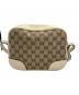 GUCCI (グッチ) ブリー　GGキャンバスショルダーバッグ ベージュ：60000円