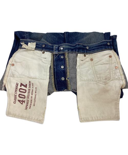 Ues（ウエス）UES (ウエス) デニムパンツ ブルー サイズ:73.5㎝（W29）の古着・服飾アイテム