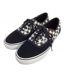 VANS（ヴァンズ）の古着「Skate Era "Checkerboard/Black/White"  スケート エラ "チェッカーボード/ブラック/ホワイト"」｜ブラック