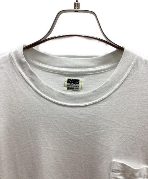 RATS（ラッツ）RATS (ラッツ) RATS SOLIDARITY POCKET TEE ホワイト サイズ:Lの古着・服飾アイテム