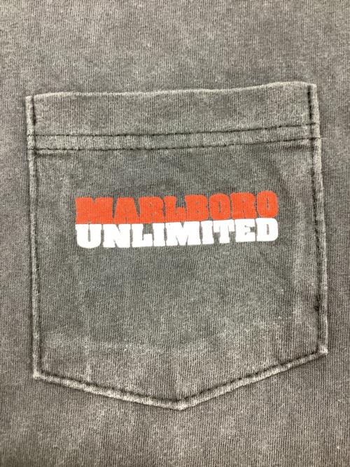 marlboro（マルボロ）marlboro (マルボロ) UNLIMITED (アンリミテッド) 半袖カットソー グレー サイズ:Lの古着・服飾アイテム