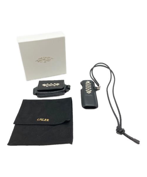CALEE（キャリー）CALEE (キャリー) CALEE STUDS LEATHER HEAT STICK CASE SET ブラックの古着・服飾アイテム