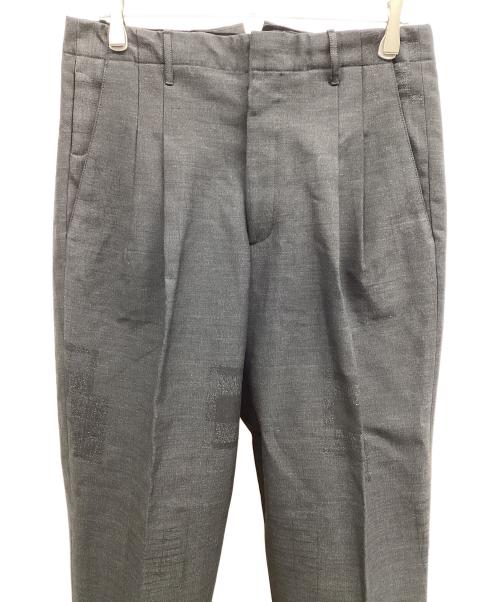 RED EAR（レッドイアー）RED EAR (レッドイアー) ジャカード トラウザーズ グレー サイズ:Lの古着・服飾アイテム