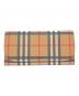 BURBERRY（バーバリー）の古着「BURBERRY　ノバチェック　長財布」｜ブラウン×レッド