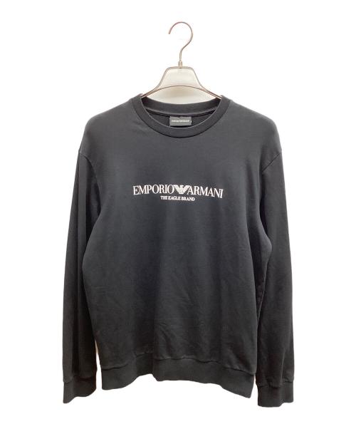 EMPORIO ARMANI（エンポリオ アルマーニ）EMPORIO ARMANI (エンポリオ アルマーニ) スウェット ブラック サイズ:Mの古着・服飾アイテム