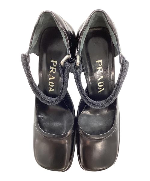 PRADA（プラダ）PRADA (プラダ) PRADA　パンプス ブラック サイズ:36 1/2の古着・服飾アイテム