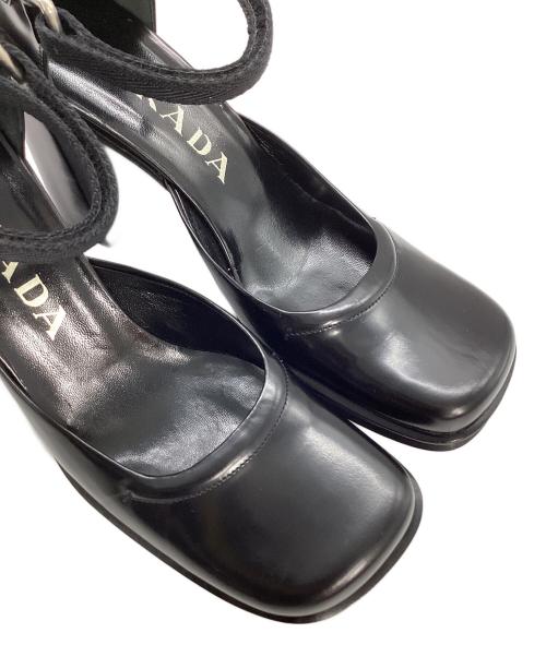PRADA（プラダ）PRADA (プラダ) PRADA　パンプス ブラック サイズ:36 1/2の古着・服飾アイテム