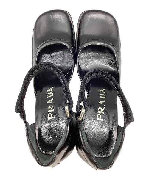 PRADA（プラダ）PRADA (プラダ) PRADA　パンプス ブラック サイズ:36 1/2の古着・服飾アイテム