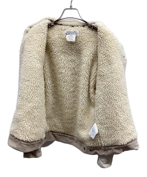 REMI RELIEF（レミレリーフ）REMI RELIEF (レミレリーフ) フラワースタッズ裏ボアコーデュロイジャケット ベージュ サイズ:Sの古着・服飾アイテム
