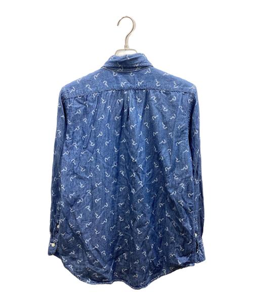 EVISU（エヴィス）EVISU (エヴィス) 長袖シャツ ブルー サイズ:38の古着・服飾アイテム