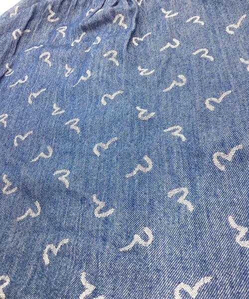 EVISU（エヴィス）EVISU (エヴィス) 長袖シャツ ブルー サイズ:38の古着・服飾アイテム