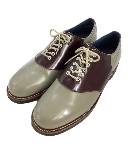 REGAL（リーガル）REGAL (リーガル) OXFORDシューズ ベージュ×ブラウン サイズ:27の古着・服飾アイテム