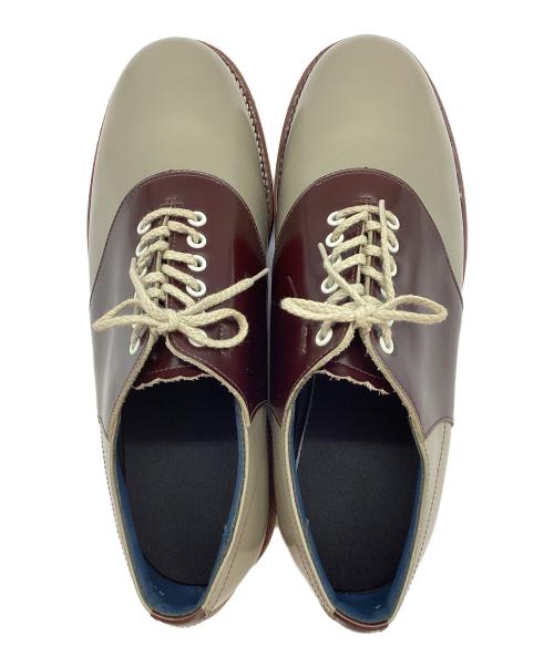 REGAL（リーガル）REGAL (リーガル) OXFORDシューズ ベージュ×ブラウン サイズ:27の古着・服飾アイテム