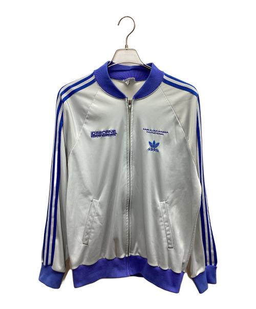 adidas（アディダス）adidas (アディダス) ATPトラックジャケット グレー×ブルー サイズ:Lの古着・服飾アイテム