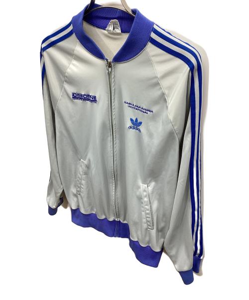 adidas（アディダス）adidas (アディダス) ATPトラックジャケット グレー×ブルー サイズ:Lの古着・服飾アイテム