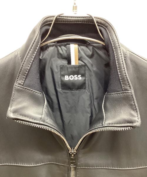 HUGO BOSS（ヒューゴ ボス）HUGO BOSS (ヒューゴ ボス) ボンバージャケット ブラック サイズ:44の古着・服飾アイテム