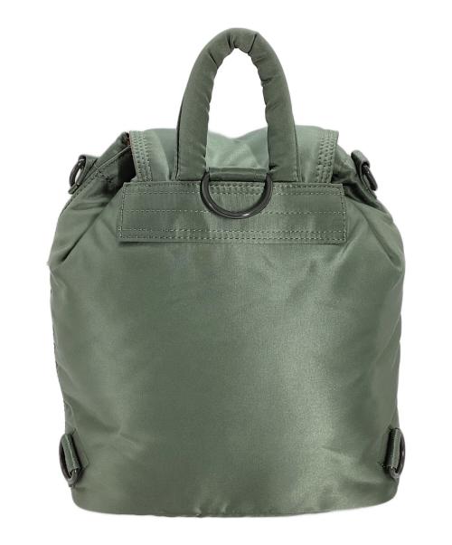 PORTER（ポーター）PORTER (ポーター) PORTER タンカー サックパック グリーン×オレンジの古着・服飾アイテム