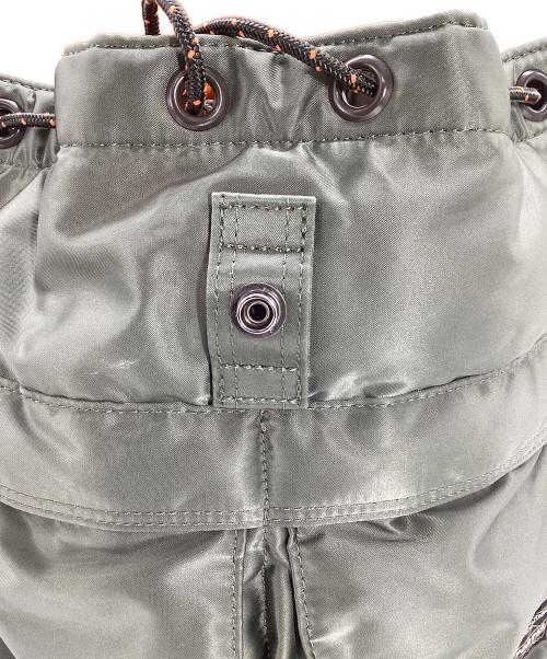 PORTER（ポーター）PORTER (ポーター) PORTER タンカー サックパック グリーン×オレンジの古着・服飾アイテム