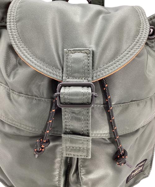 PORTER（ポーター）PORTER (ポーター) PORTER タンカー サックパック グリーン×オレンジの古着・服飾アイテム