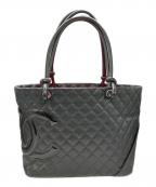 ）の古着「CHANEL　カンボンライン　トートバッグ」｜ブラック