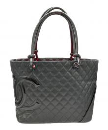 CHANEL（シャネル）の古着「CHANEL　カンボンライン　トートバッグ」｜ブラック