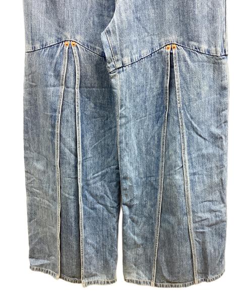 kotohayokozawa（コトハヨコザワ）kotohayokozawa (コトハヨコザワ) LAYERED DENIM PANTS ブルー サイズ:Sの古着・服飾アイテム