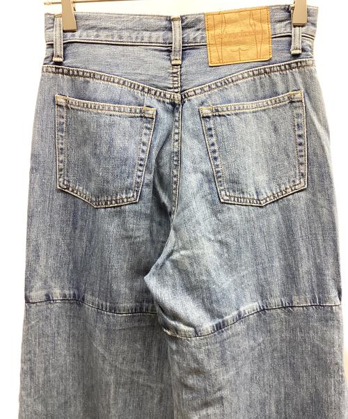 kotohayokozawa（コトハヨコザワ）kotohayokozawa (コトハヨコザワ) LAYERED DENIM PANTS ブルー サイズ:Sの古着・服飾アイテム