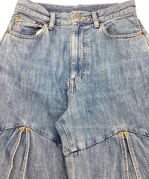 kotohayokozawa（コトハヨコザワ）kotohayokozawa (コトハヨコザワ) LAYERED DENIM PANTS ブルー サイズ:Sの古着・服飾アイテム