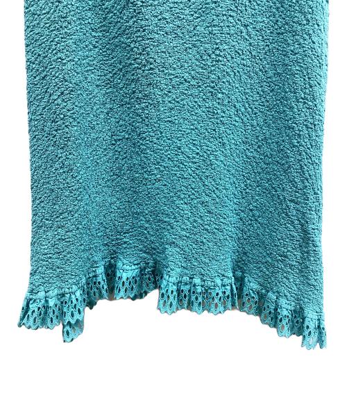 ISSEY MIYAKE me（イッセイ ミヤケ ミー）ISSEY MIYAKE me (イッセイ ミヤケ ミー) カリフラワー　スカート ブルー サイズ:FREEの古着・服飾アイテム