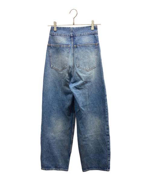 MM6 Maison Margiela（エムエムシックスメゾンマルジェラ）MM6 Maison Margiela (エムエムシックスメゾンマルジェラ) キャロット デニムパンツ ブルー サイズ:36の古着・服飾アイテム