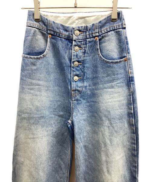 MM6 Maison Margiela（エムエムシックスメゾンマルジェラ）MM6 Maison Margiela (エムエムシックスメゾンマルジェラ) キャロット デニムパンツ ブルー サイズ:36の古着・服飾アイテム