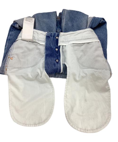 MM6 Maison Margiela（エムエムシックスメゾンマルジェラ）MM6 Maison Margiela (エムエムシックスメゾンマルジェラ) キャロット デニムパンツ ブルー サイズ:36の古着・服飾アイテム