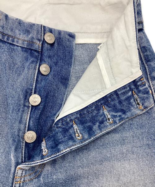 MM6 Maison Margiela（エムエムシックスメゾンマルジェラ）MM6 Maison Margiela (エムエムシックスメゾンマルジェラ) キャロット デニムパンツ ブルー サイズ:36の古着・服飾アイテム