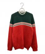 GUCCIグッチ）の古着「厚手ニット」｜レッド×グリーン