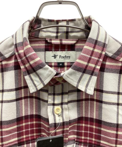 FOX FIRE（フォックスファイヤー）FOX FIRE (フォックスファイヤー) TSスタンダードチェックシャツ レッド×ベージュ サイズ:M 未使用品の古着・服飾アイテム