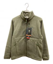 FOX FIRE（フォックスファイヤー）の古着「ニットフリースジャケット」｜カーキ