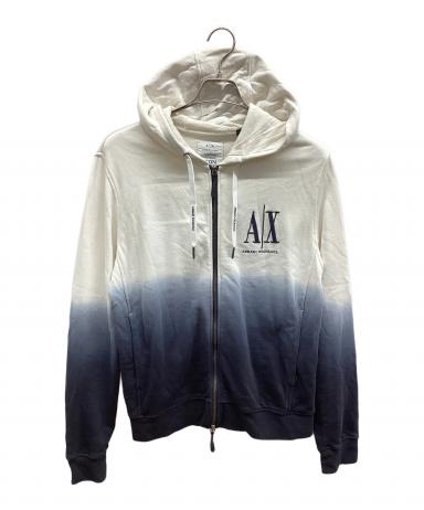 【ネイマール】ARMANI イタリア製 y2k ジップ パーカーホワイト 中古・古着通販】ARMANI EXCHANGE (アルマーニ エクスチェンジ) ジップ