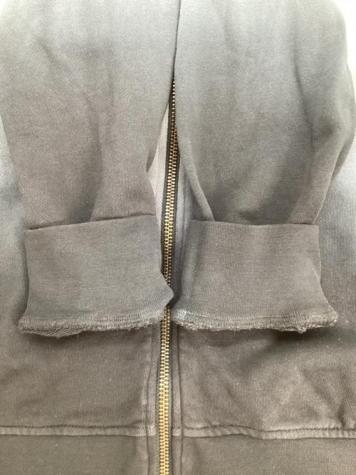 ARMANI EXCHANGE（アルマーニ エクスチェンジ）ARMANI EXCHANGE (アルマーニ エクスチェンジ) ジップパーカー ホワイト×ブラック サイズ:Sの古着・服飾アイテム