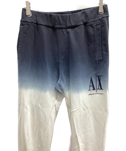 ARMANI EXCHANGE（アルマーニ エクスチェンジ）ARMANI EXCHANGE (アルマーニ エクスチェンジ) ジョガーパンツ ブラック×ホワイト サイズ:Sの古着・服飾アイテム