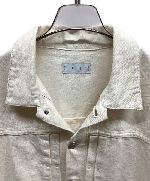 KIJI（キジ）KIJI (キジ) デニムジャケット ホワイト サイズ:5の古着・服飾アイテム