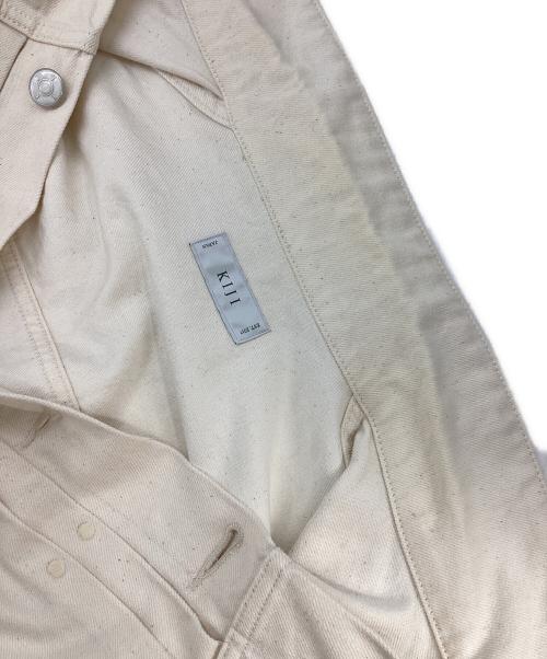 KIJI（キジ）KIJI (キジ) デニムジャケット ホワイト サイズ:5の古着・服飾アイテム