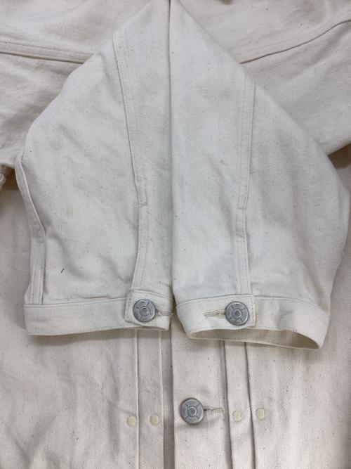 KIJI（キジ）KIJI (キジ) デニムジャケット ホワイト サイズ:5の古着・服飾アイテム
