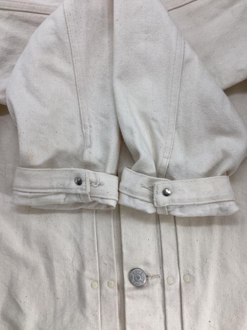 KIJI（キジ）KIJI (キジ) デニムジャケット ホワイト サイズ:5の古着・服飾アイテム