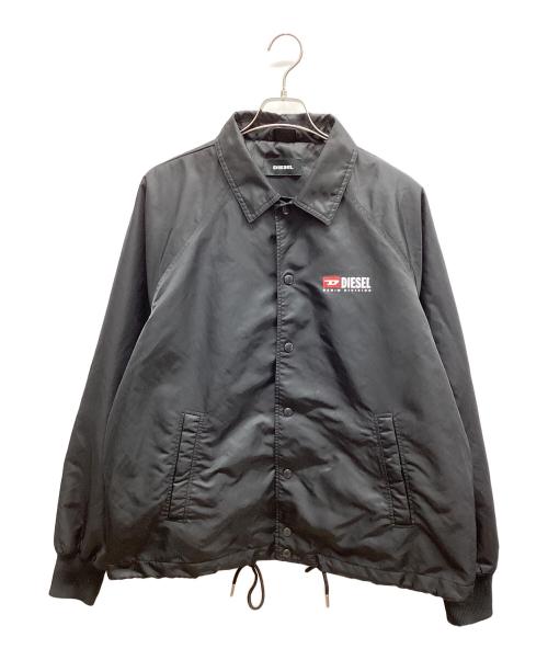 DIESEL（ディーゼル）DIESEL (ディーゼル) コーチジャケット ブラック サイズ:Lの古着・服飾アイテム