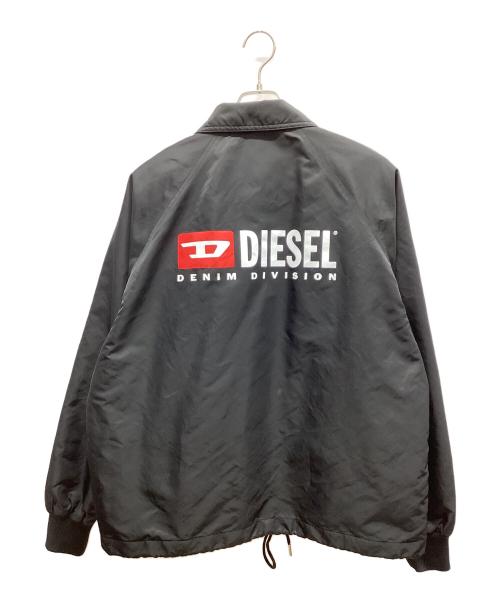 DIESEL（ディーゼル）DIESEL (ディーゼル) コーチジャケット ブラック サイズ:Lの古着・服飾アイテム