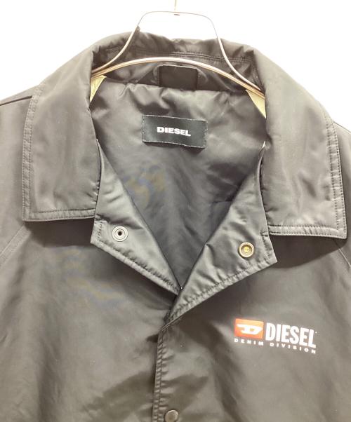 DIESEL（ディーゼル）DIESEL (ディーゼル) コーチジャケット ブラック サイズ:Lの古着・服飾アイテム